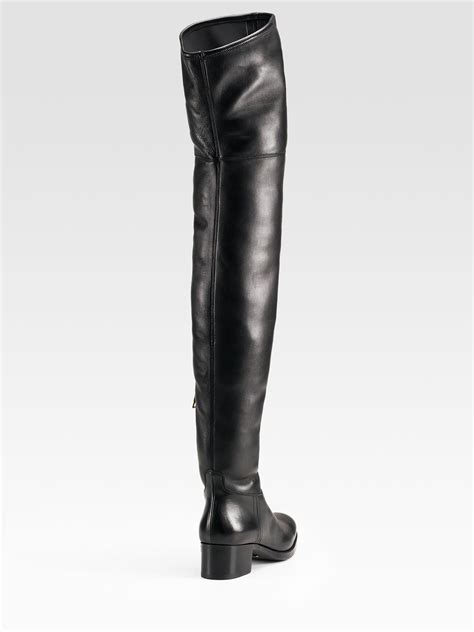 women's prada boots on sale|prada thigh high boots.